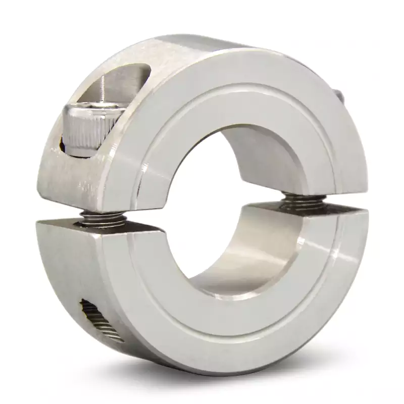 Medium bore aluminum clamp shaft collar 14mm to 20mm for conveyors and servo motors