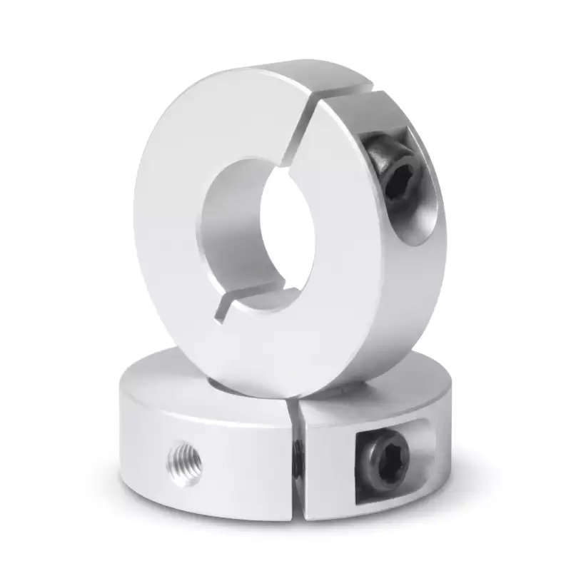 Large bore heavy duty aluminum clamp shaft collar 40mm to 60mm for heavy industrial machinery