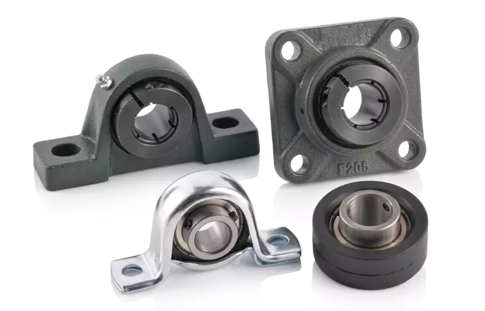 UEF200 4-bolt flange bearing unit high speed bidirectional fan centrifuge panel mount