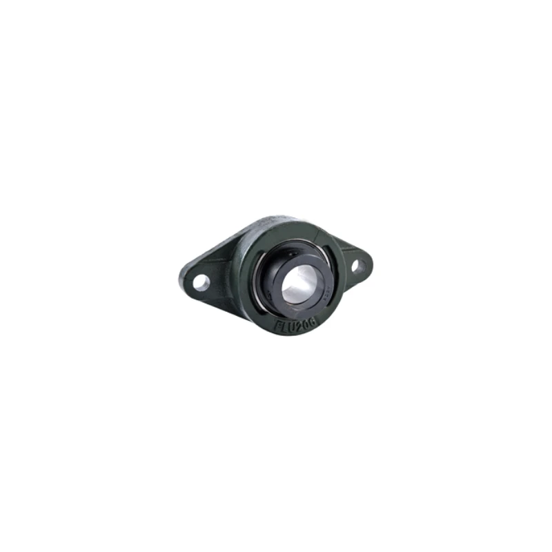 NAFLU200 series 2-bolt oval flange bearing unit eccentric collar extended housing height inner ring enclosed