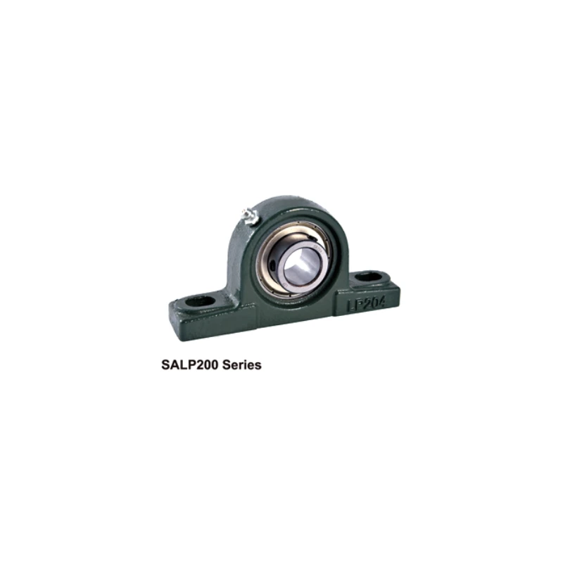 SALP200 SBLP200 series light duty pillow block bearing unit eccentric setscrew locking compact