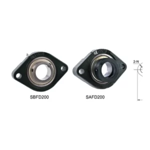 SBFD200 & SAFD200 Series 2-Bolt Flange Bearing Units
