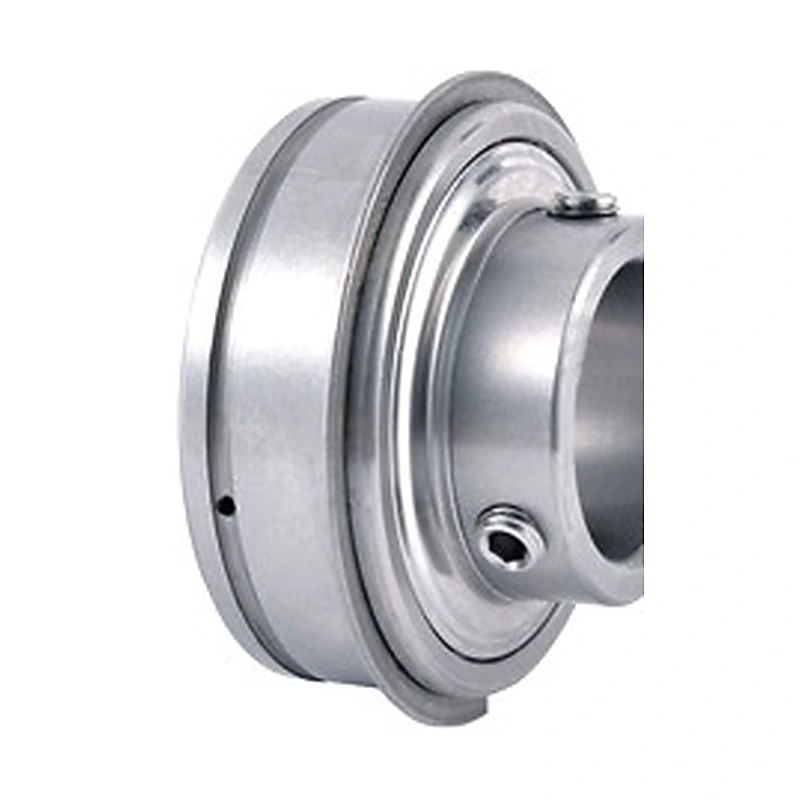 SSER corrosion resistant cylindrical OD bearing inserts stainless setscrew snap ring