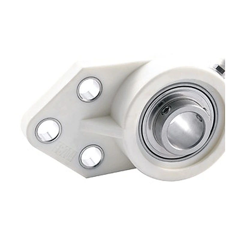 TP-SUCFB thermoplastic 3-bolt flange bracket bearing units setscrew