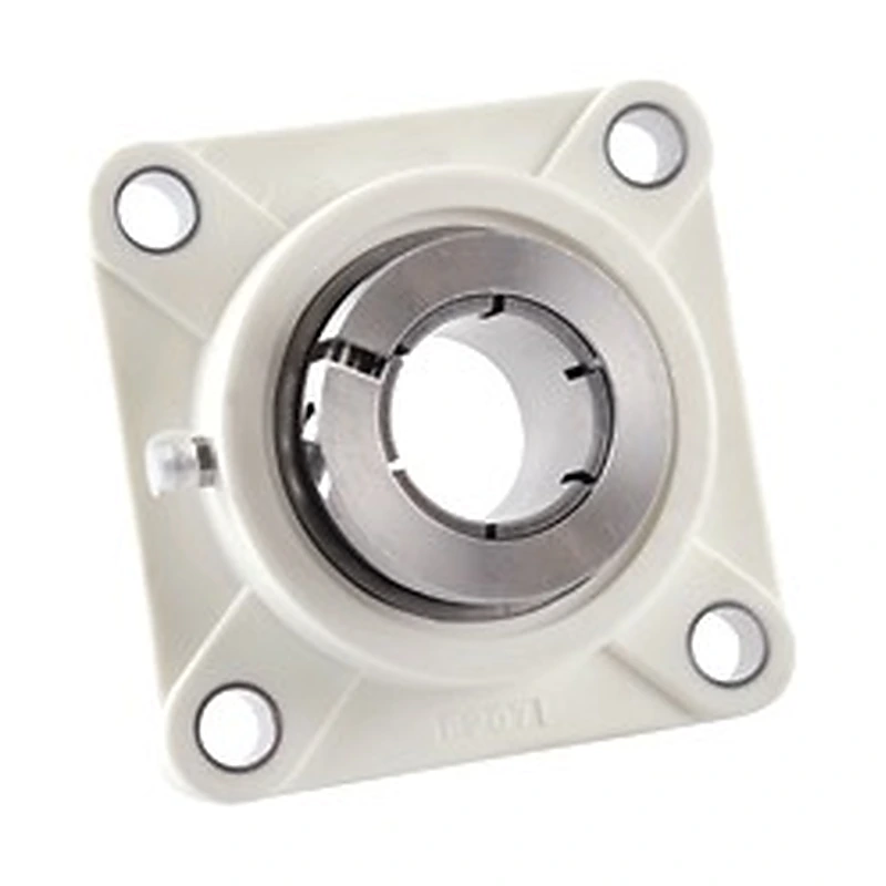 TP-SUEF thermoplastic 4-bolt flange bearing units concentric collar