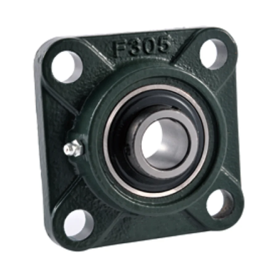 UCF300 series heavy duty 4-bolt square flange bearing unit setscrew locking 25 to 140mm