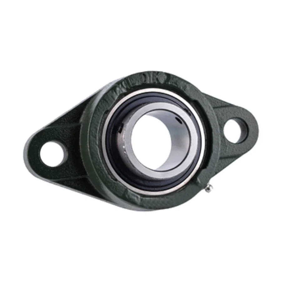 UCFL300 series heavy duty 2-bolt oval flange bearing unit setscrew locking 25 to 140mm