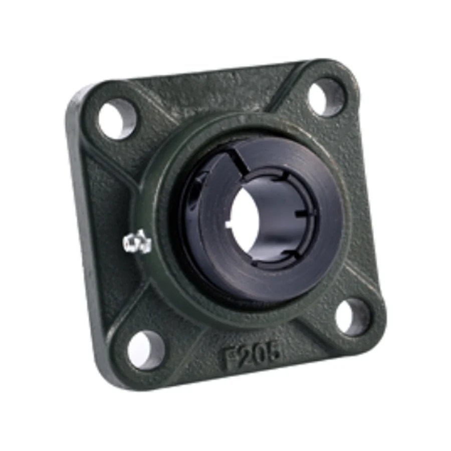 UEF200 series 4-bolt square flange bearing unit concentric locking collar high speed bidirectional