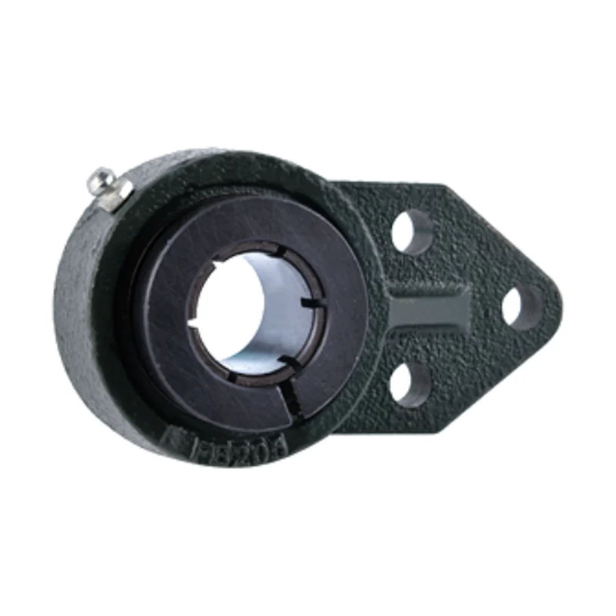 UEFB200 series 3-bolt flange bracket bearing unit concentric locking collar high speed bidirectional