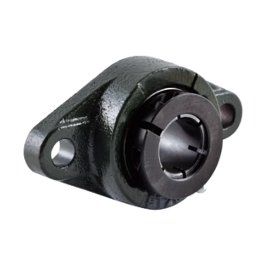 UEFT200 series 2-bolt oval flange bearing unit inch housing concentric collar high speed bidirectional