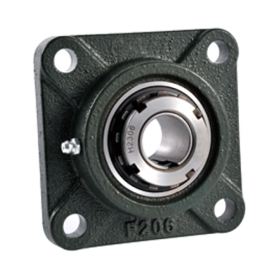 UKF200+H series 4-bolt square flange bearing unit tapered bore adapter sleeve locking