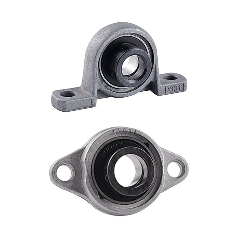 UP UFL Silver Series zinc alloy pillow block 2-bolt flange bearing units eccentric collar